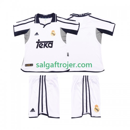 Real Madrid 2001 Fodboldtrøjer Børn Retro Hjemmebanesæt 2002 Kort ærmer Real Madrid 2001 Fodboldtrøjer Børn Retro Hjemmebanesæt 2002 Kort ærmer